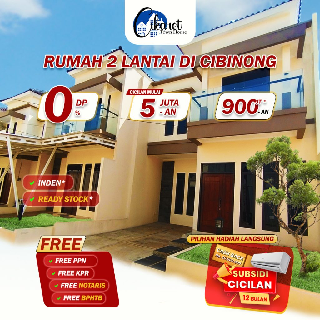 rumah 2 lantai cibinong